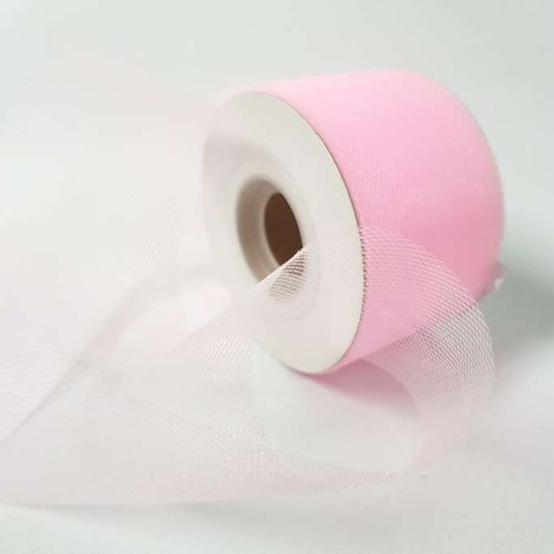 Tulle Roll 50mm Baby Pink