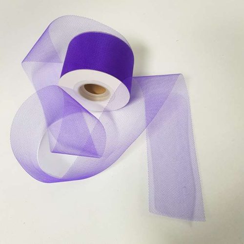 Tulle Roll 50mm Purple