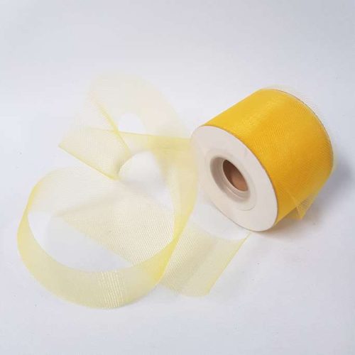 Tulle Roll 50mm Yellow