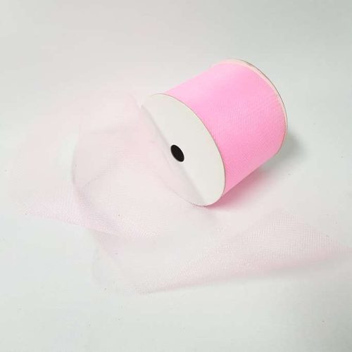 Tulle Roll 75mm Pink