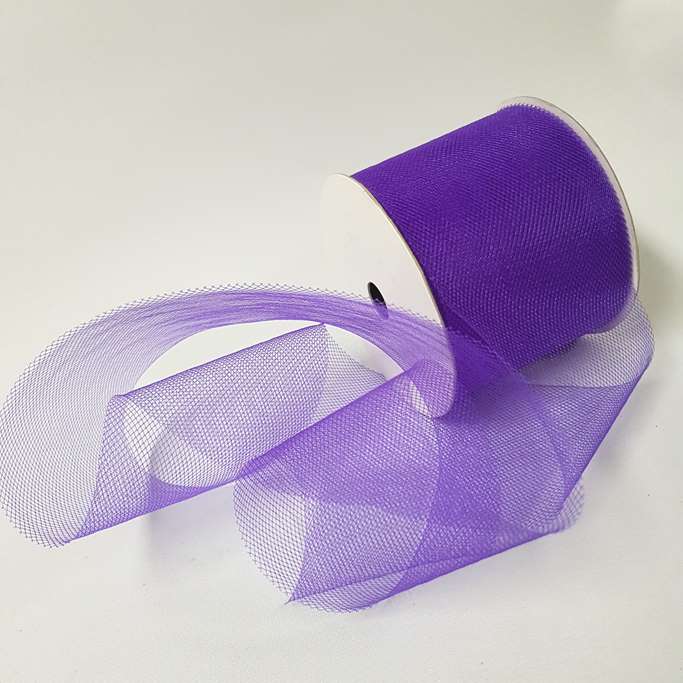 Tulle Roll 75mm Purple