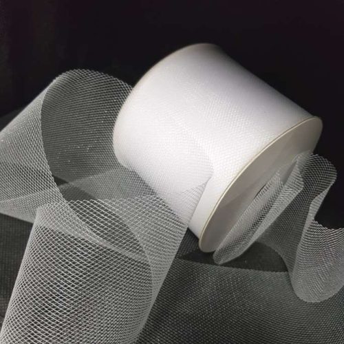 Tulle Roll 75mm White