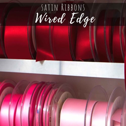 Wired Edge Satin Ribbon