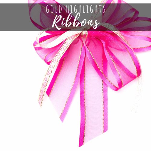 Ribbons Gold Thread
