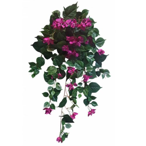 Artificial Bougainvillea Hanging Bush Magenta 98cm