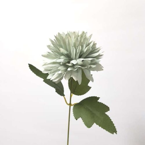Artificial Chrysanthemum Pick Dusty Blue 20cm