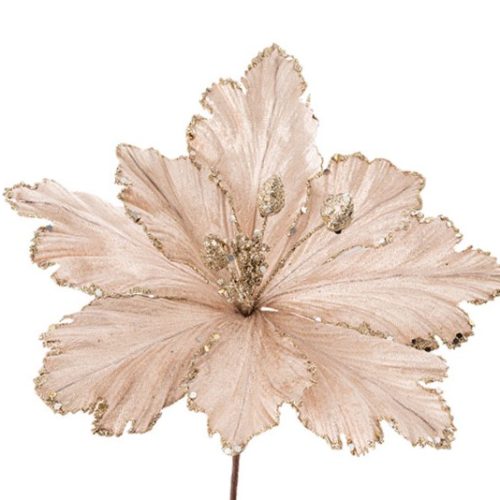 Christmas Floral Pick Ivory 28cm