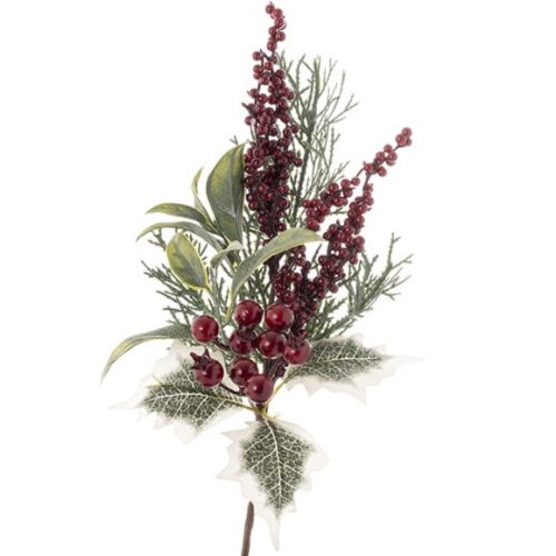 Christmas Mixed Berry Pick Red 32cm