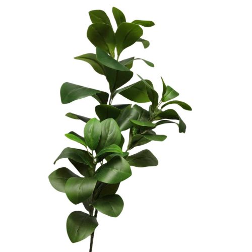 Artificial Peperomia Leaf Spray Green 75cm