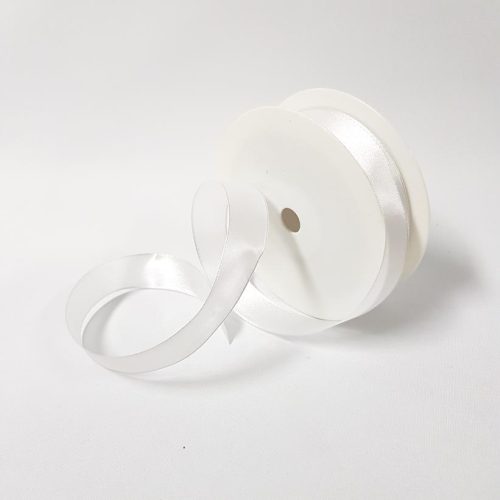 Para Silk Ribbon 25mm White
