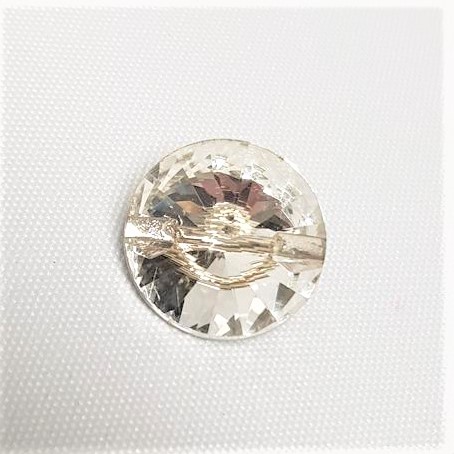 Rhinestone Crystal Button - Large