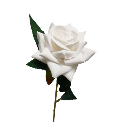 Artificial Rose Venus White 49cm