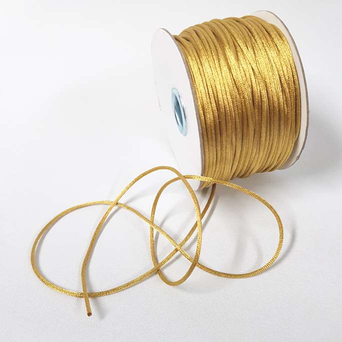 China Knot Cord 1mm Gold