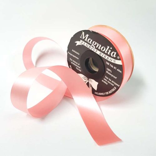 Florist Tear Ribbon 35mm x 90 Metres Pink