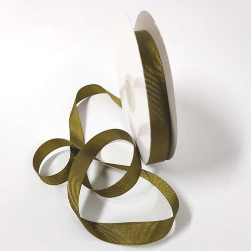 Grosgrain Ribbon 15mm Olive