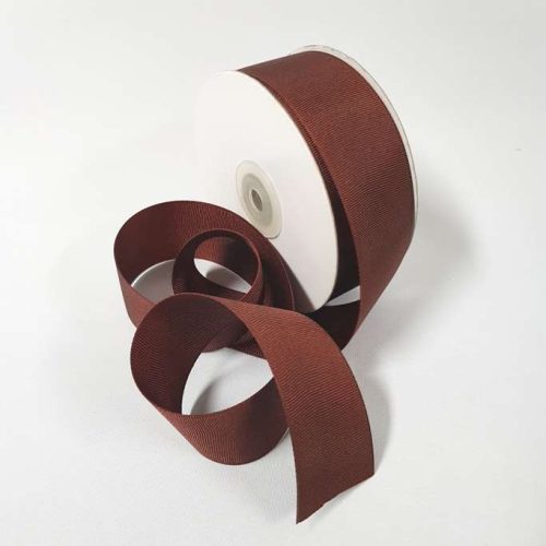 Grosgrain Ribbon 38mm Brown