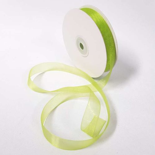 Organza Ribbon 15mm Kiwi