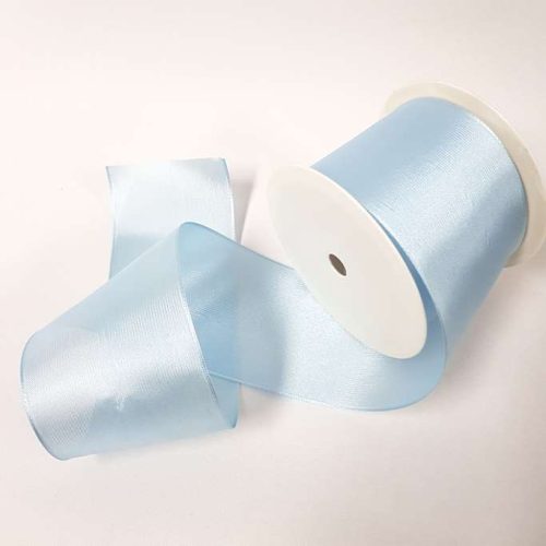 Para Silk Ribbon 70mm Baby Blue