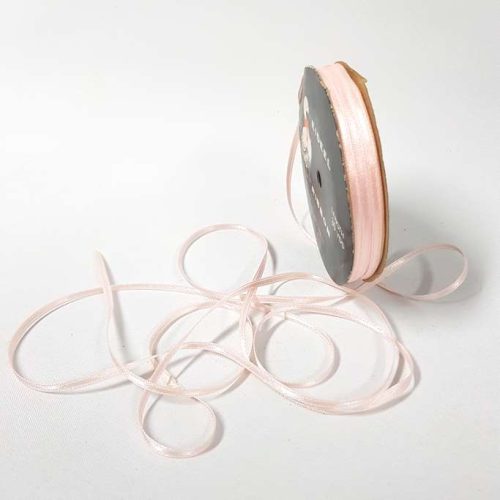 Satin Double sided 3mm Light Pink