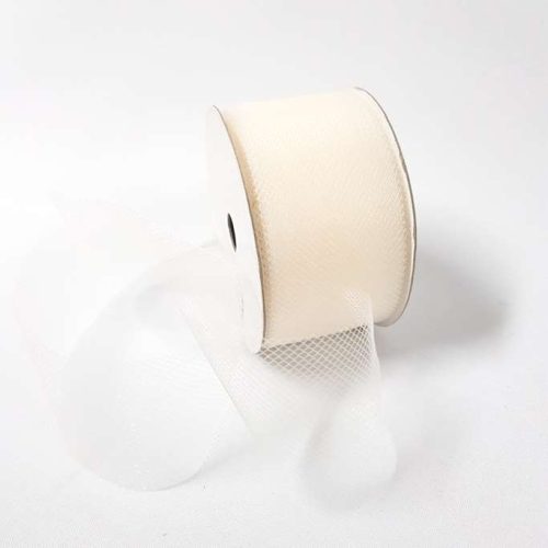 Tulle Roll 50mm Ivory
