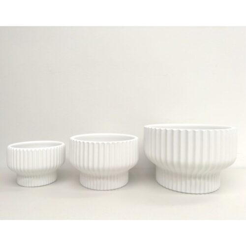 Julius Pot Matte White