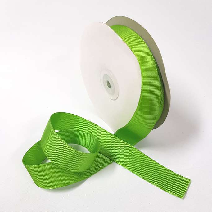 Grosgrain Ribbon 25mm Green