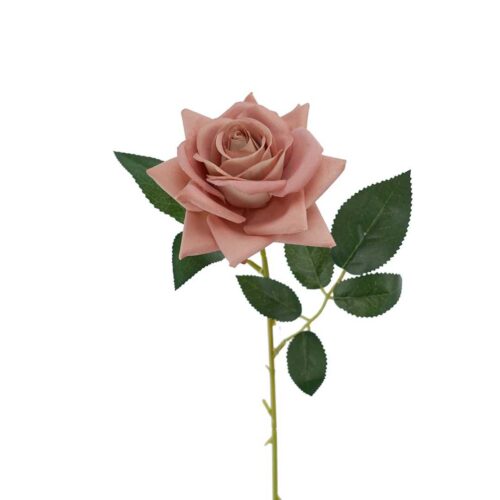 Artificial Rose Priscilla Dusty Pink 62cm