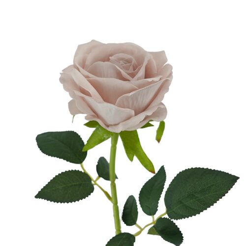 Artificial Rose Velvet Blush 54cm