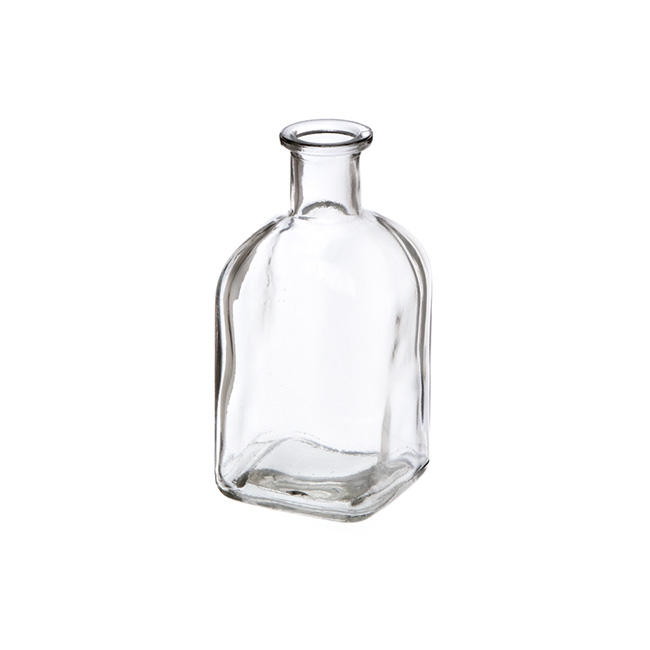 Mini Glass Vintage Bottle Vase 13.5cm
