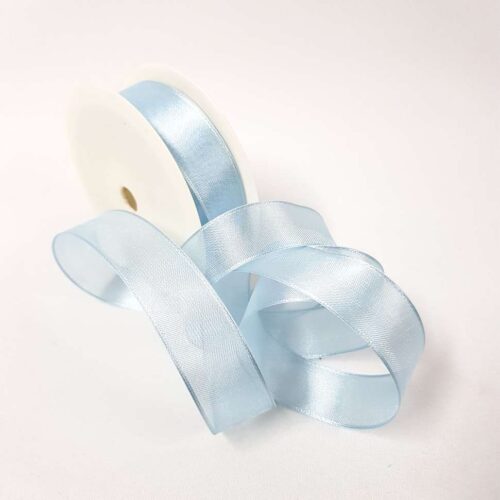Para Silk Ribbon 25mm Baby Blue