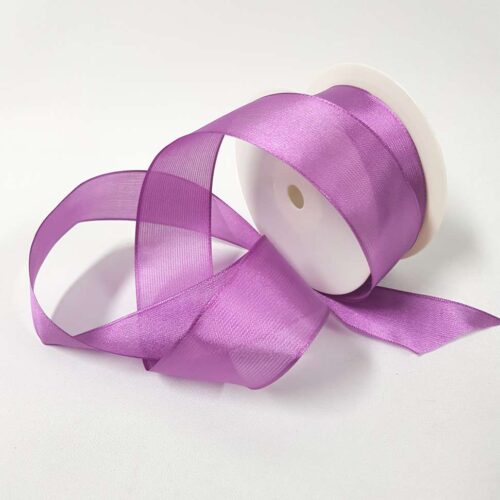 Para Silk Ribbon 40mm Mauve