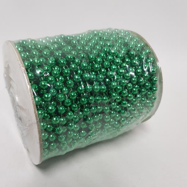 Bead Garland Roll 6mm Green