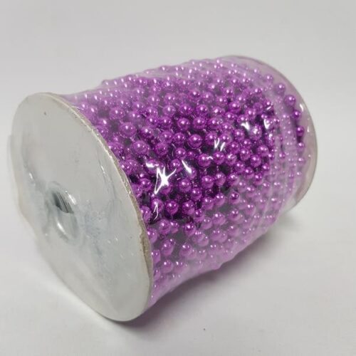 Bead Garland Roll 6mm Purple