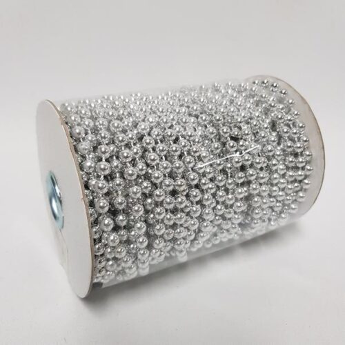 Bead Garland Roll 6mm Silver