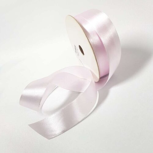 Satin Ribbon Single sided 25mm Lilac