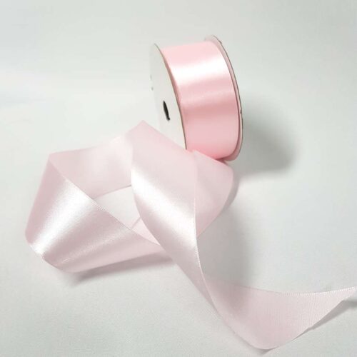 Satin Ribbon Single sided 38mm Baby Pink