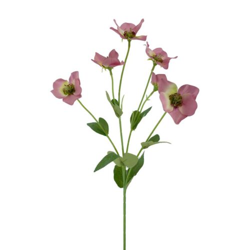 Artificial Hellebore Spray Pink 60cm