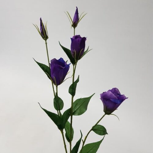 Artificial Lisianthus Deep Purple 86cm