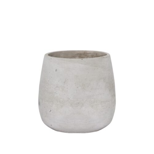Cement Belly Vase 14cm