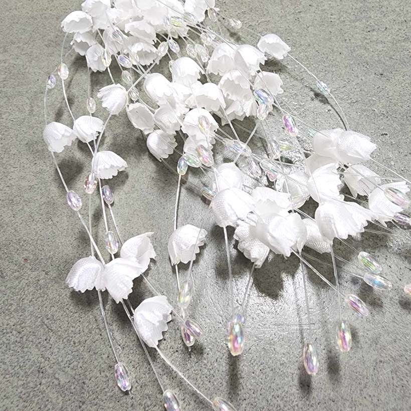 Pearl Bridal Bunch 26cm - Image 2