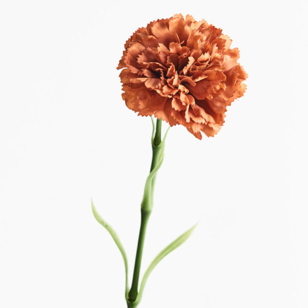 Artificial Carnation Rust 47cm