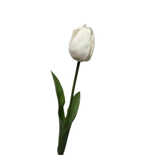Artificial Tulip Bloom White 49cm