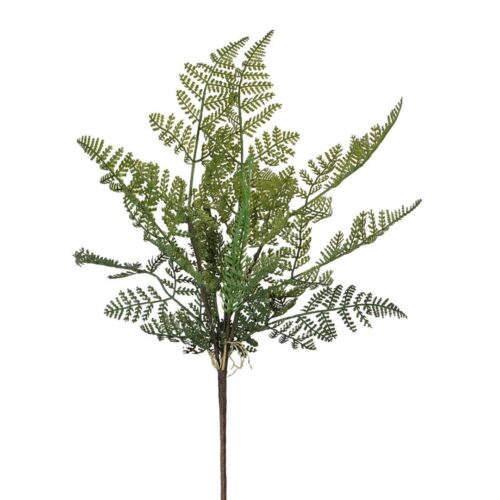 Fine Leather Fern Bush Green 46cm