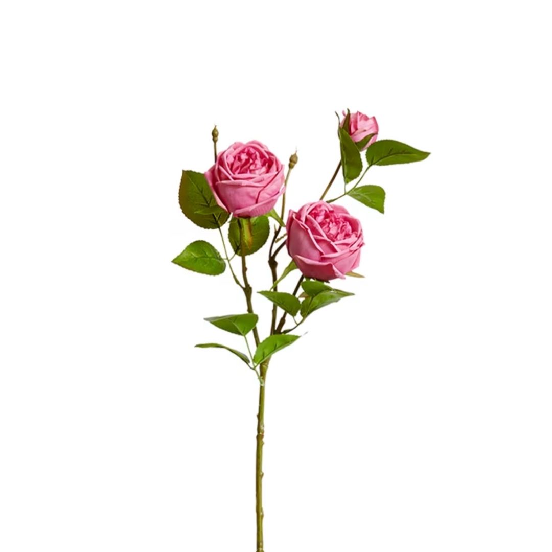 Real Touch Rose Alexis Dark Pink 78cm