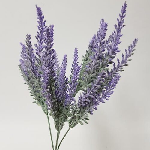 Artificial Lavender Bush Purple 37cm
