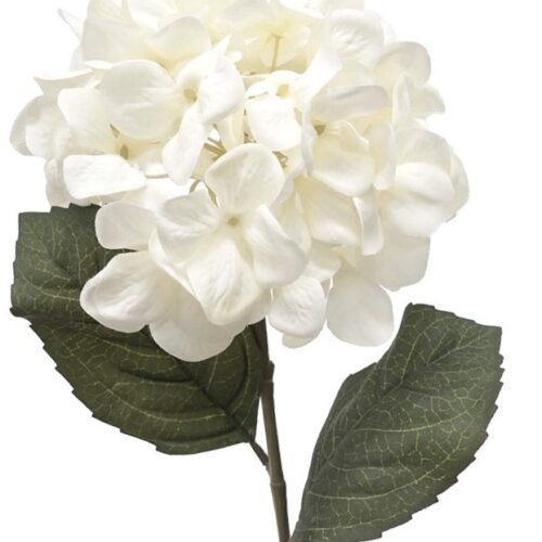 Artificial Hydrangea Adele White 71cm