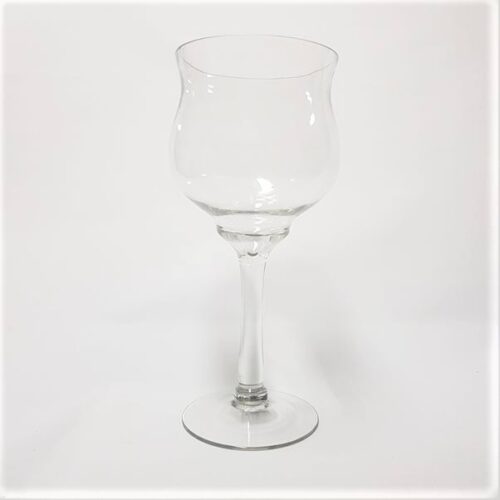 Glass Long Stem Candle Vase 40cm