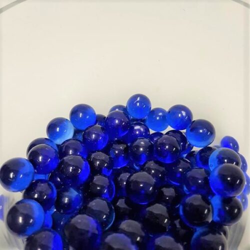 Glass Marble Vase Fillers Blue