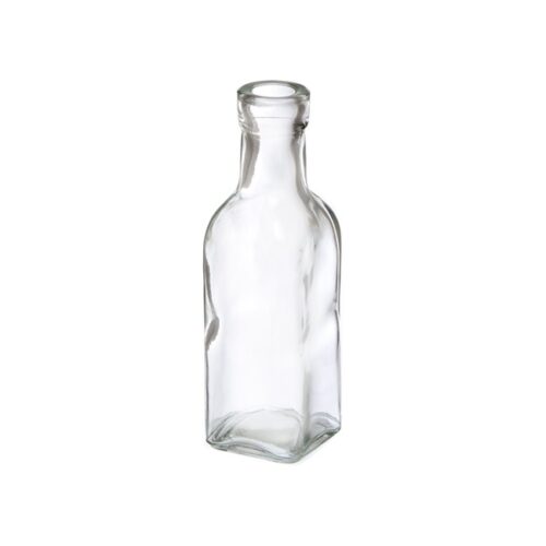 Mini Glass Bud Bottle Vase 16cm