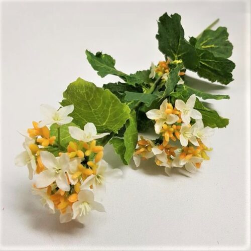 Artificial Butterfly Flower White 68cm